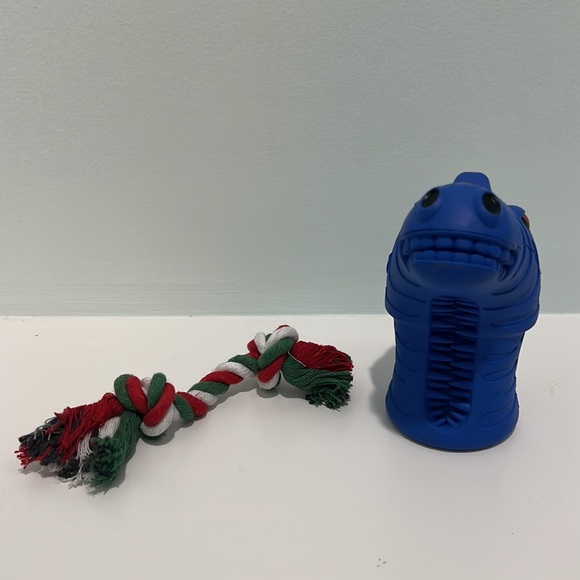 Firving Dog Chew Toy with chew rope for Aggressive Dog, for medium to large dogs - Picture 4 of 11